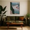 image:imageKate and Laurel Framed Canvas Wall Art Print Vistula River Tyniec Jan Stanislawski by Nostalgia Prints 32 x 42 Sylvie Dark Gold Frame Modern Contemporary Landscape Art for Wall Decor