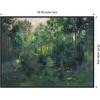 image:imageKate and Laurel Framed Canvas Wall Art Print Wooded Landscape 1900 Thorvald Erichsen by Nostalgia Prints 42 x 32 Sylvie Beaded Black Frame Traditional Landscape Art for Wall Decor