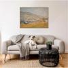 image:imageKate and Laurel Framed Canvas Wall Art Print Yalta The Cycle From the Travel to the Crimea 1904 Jan Ciaglinski by Nostalgia Prints 38 x 28 Sylvie Beaded Rustic Natural Frame Traditional Landscape