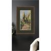 image:imageKate and Laurel Framed Wall Art Print Parklandschaft Olga Wisinger Faux Mat by Nostalgia Prints 28 x 42 Florence Medium Brown Frame Traditional Landscape Art for Wall Decor