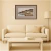 image:imageKate and Laurel Framed Wall Art Print Tiberias Graveyard From Journey to Palestine Faux Mat by Nostalgia Prints 42 x 28 Florence Medium Brown Frame Modern Contemporary Landscape Art for Wall Decor