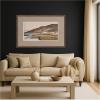 image:imageKate and Laurel Framed Wall Art Print Tiberias Graveyard From Journey to Palestine Faux Mat by Nostalgia Prints 42 x 28 Florence Medium Brown Frame Modern Contemporary Landscape Art for Wall Decor