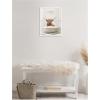 image:imageKate and Laurel Highland Cow in Lux Bathtub Framed Canvas Wall Art by Amy Peterson 18 x 24 Sylvie White Whimsical Humor Animals Bathroom Art for Wall Decor Living Room Bedroom