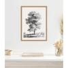 image:imageKate and Laurel Jean Victor Bertin Study of a Tree 1816 Framed Canvas Wall Art by The Art Institute of Chicago 18 x 24 Sylvie Natural Traditional Landscapes Nature Art for Wall Decor Living Room