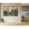 image:imageKate and Laurel Landscape by the River Barycz Adolf Dressier 3 Piece Framed Wall Art Print Set by Nostalgia Prints Dark Bronze Scoop Traditional Landscape Art for Wall Decor