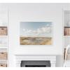 image:imageKate and Laurel Marshland Framed Canvas Wall Art by Crystal Lynn Collins 38 x 28 Sylvie White Farmhouse Landscapes Nature Art for Wall Decor Living Room Bedroom