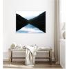 image:imageKate and Laurel Minimalist Mountain Lake Reflection at Sunrise Framed Canvas Wall Art by Michael Schauer 42 x 32 Sylvie White Modern Landscapes Art for Wall Decor Living Room Bedroom