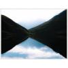 image:imageKate and Laurel Minimalist Mountain Lake Reflection at Sunrise Framed Canvas Wall Art by Michael Schauer 42 x 32 Sylvie White Modern Landscapes Art for Wall Decor Living Room Bedroom