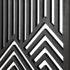 image:imageKate and Laurel Montour Modern Art Plaque Set 2 Piece 16x24 Black Contemporary Carved Geometric Wall Art Home Decor for Display