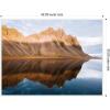 image:imageKate and Laurel Mountain Reflection in Iceland during Sunset Framed Canvas Wall Art by Michael Schauer 42 x 32 Sylvie White Modern Landscapes Nature Art for Wall Decor Living Room Bedroom