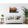 image:imageKate and Laurel Mountain Reflection in Iceland during Sunset Framed Canvas Wall Art by Michael Schauer 42 x 32 Sylvie White Modern Landscapes Nature Art for Wall Decor Living Room Bedroom