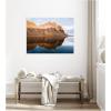 image:imageKate and Laurel Mountain Reflection in Iceland during Sunset Framed Canvas Wall Art by Michael Schauer 42 x 32 Sylvie White Modern Landscapes Nature Art for Wall Decor Living Room Bedroom