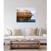 image:imageKate and Laurel Mountain Reflection in Iceland during Sunset Framed Canvas Wall Art by Michael Schauer 42 x 32 Sylvie White Modern Landscapes Nature Art for Wall Decor Living Room Bedroom