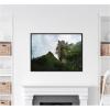image:imageKate and Laurel Mountain Ridge and Green Meadow on a Cloudy Day Framed Canvas Wall Art by Michael Schauer 38 x 28 Sylvie Black Farmhouse Landscapes Nature Art for Wall Decor Living Room Bedroom