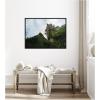 image:imageKate and Laurel Mountain Ridge and Green Meadow on a Cloudy Day Framed Canvas Wall Art by Michael Schauer 38 x 28 Sylvie Black Farmhouse Landscapes Nature Art for Wall Decor Living Room Bedroom
