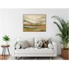 image:imageKate and Laurel Mountainscape Horizontal Framed Canvas Wall Art by Annie Quigley 42 x 32 Sylvie Walnut Farmhouse Landscapes Art for Wall Decor Living Room Bedroom