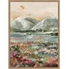 image:imageKate and Laurel Neutral Landscape 03 Framed Canvas Wall Art by Annie Quigley 18 x 24 Sylvie Beaded Rustic Natural Modern Landscapes Nature Art for Wall Decor Living Room Bedroom