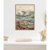 image:imageKate and Laurel Neutral Landscape 03 Framed Canvas Wall Art by Annie Quigley 18 x 24 Sylvie Beaded Rustic Natural Modern Landscapes Nature Art for Wall Decor Living Room Bedroom