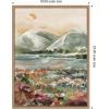 image:imageKate and Laurel Neutral Landscape 03 Framed Canvas Wall Art by Annie Quigley 18 x 24 Sylvie Beaded Rustic Natural Modern Landscapes Nature Art for Wall Decor Living Room Bedroom