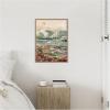 image:imageKate and Laurel Neutral Landscape 03 Framed Canvas Wall Art by Annie Quigley 18 x 24 Sylvie Beaded Rustic Natural Modern Landscapes Nature Art for Wall Decor Living Room Bedroom