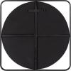 image:imageKate and Laurel Nobles Modern Square Mirror 24 x 24 Black Decorative Square Wall Decor with an Inset Round Mirror