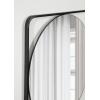 image:imageKate and Laurel Nobles Modern Square Mirror 24 x 24 Black Decorative Square Wall Decor with an Inset Round Mirror