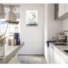 image:imageKate and Laurel Penguins in Blue Bathtub on Checker Floor Framed Canvas Wall Art by Amy Peterson 18 x 24 Sylvie White Whimsical Animals Bathroom Art for Wall Decor Living Room Bedroom
