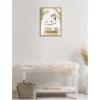 image:imageKate and Laurel Penguins in Palm Bathtub Framed Canvas Wall Art by Amy Peterson 18 x 24 Sylvie Natural Whimsical Animals Bathroom Tropical Art for Wall Decor Living Room Bedroom