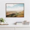 image:imageKate and Laurel Rolling Hills and Open Pastures Framed Canvas Wall Art by Alicia Abla 30 x 23 Sylvie Walnut Farmhouse Landscapes Nature Art for Wall Decor Living Room Bedroom