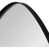 image:imageKate and Laurel Rollo Modern Triangle Mirror 24 x 24 Black Geometric Decorative Mirror for Wall Decor