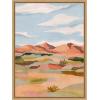 image:imageKate and Laurel Southwestern Dreams l Framed Canvas Wall Art by Nikita Jariwala 18 x 24 Sylvie Natural Transitional Landscapes Nature Art for Wall Decor Living Room Bedroom