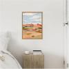 image:imageKate and Laurel Southwestern Dreams l Framed Canvas Wall Art by Nikita Jariwala 18 x 24 Sylvie Natural Transitional Landscapes Nature Art for Wall Decor Living Room Bedroom