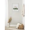 image:imageKate and Laurel Sylvie 3 Flamingos In Vintage Bathtub Framed Canvas Wall Art by Amy Peterson Art Studio 18x24 White Whimsical Animal Art Bathroom Dcor