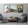 image:imageKate and Laurel Sylvie Above the Tree Line Framed Canvas Wall Art by Laura Evans 30x30 Natural Decorative Forest Landscape Art for Wall