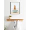 image:imageKate and Laurel Sylvie Alpaca in Little Fish Bath Framed Canvas Wall Art by Amy Peterson Art Studio 18x24 Gray Cute Animal Bathtub Art for Wall