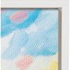 image:imageKate and Laurel Sylvie Apache Junction Sunset Framed Canvas Wall Art by Rachel Christopoulos 18x24 White Coastal Art Print for Wall