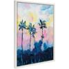 image:imageKate and Laurel Sylvie Apache Junction Sunset Framed Canvas Wall Art by Rachel Christopoulos 18x24 White Coastal Art Print for Wall