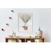 image:imageKate and Laurel Sylvie Beaded Hot Air Balloon Travel Vintage Framed Canvas Wall Art by July Art Prints 18x24 White Zoo Animal Wall Art Decor