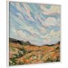 image:imageKate and Laurel Sylvie California Framed Canvas Wall Art by Emily Kenney 22x22 White Modern Nature Landscape Home Dcor