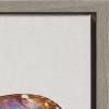 image:imageKate and Laurel Sylvie Coppertop Butterfly Framed Linen Textured Canvas Wall Art by Robert Cadloff of Bomobob 22x22 Gray Decorative Nature Themed Art for Wall
