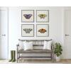 image:imageKate and Laurel Sylvie Coppertop Butterfly Framed Linen Textured Canvas Wall Art by Robert Cadloff of Bomobob 22x22 Gray Decorative Nature Themed Art for Wall