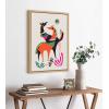 image:imageKate and Laurel Sylvie Dancing Horses Framed Canvas Wall Art by Rachel Lee of My Dream Wall 18x24 Natural