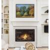 image:imageKate and Laurel Sylvie Forest Autumn All Day Framed Canvas Wall Art by Nel Whatmore 28x38 Brown Nature Trees Landscape Art for Wall