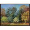 image:imageKate and Laurel Sylvie Forest Autumn All Day Framed Canvas Wall Art by Nel Whatmore 28x38 Brown Nature Trees Landscape Art for Wall