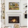 image:imageKate and Laurel Sylvie Forest Walking as the Leaves Fall Framed Canvas Wall Art by Nel Whatmore 28x38 Gold Soft Fall Nature Landscape Art for Wall