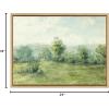 image:imageKate and Laurel Sylvie George Inness Landscape Framed Canvas Wall Art by The Art Institute of Chicago 18x24 Natural Decorative Museum Series Art Print for Wall