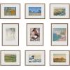 image:imageKate and Laurel Sylvie Poster Claude Monet tretat The Beach and the Falaise dAmont 1885 Framed Canvas Wall Art by The Art Institute of Chicago 18x24 Gold Decorative Museum Series Art Print