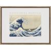 image:imageKate and Laurel Sylvie Poster Katsushika Hokusai Under the Wave off Kanagawa aka The Great Wave 1830 Framed Canvas Wall Art by The Art Institute of Chicago 18x24 Gold Wall Dcor