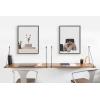 image:imageKate and Laurel Sylvie Sam Director of Shipping Framed Canvas Wall Art by The Creative Bunch Studio 18x24 Gray Humorous Sloth Office Art