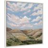 image:imageKate and Laurel Sylvie South Dakota Framed Canvas Wall Art by Emily Kenney 22x22 White Contemporary Nature Wall Dcor